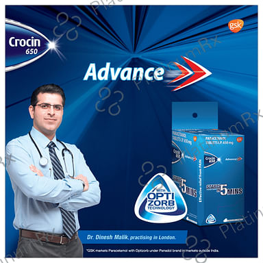 Crocin Advance 500mg Tablet 20s
