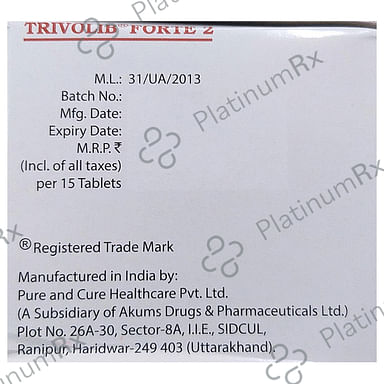 Trivolib Forte 2/500/0.3mg Tablet ER 15s