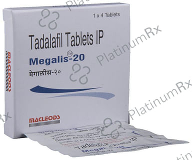 Megalis 20mg Tablet 4s