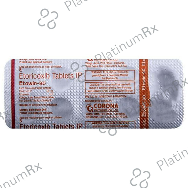 Etowin 90mg Tablet 10s