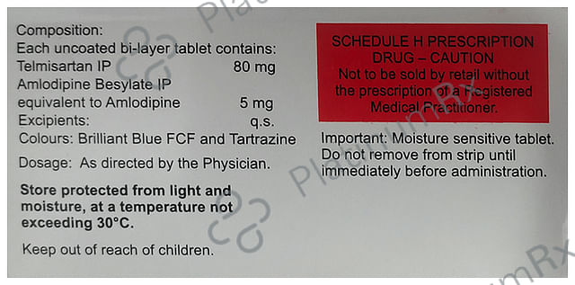 Telvas AM 5/80mg Tablet 15s