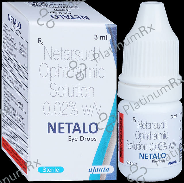 Netalo 0.02% Ophthalmic Solution 3ml