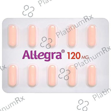 Allegra 120mg Tablet 10s