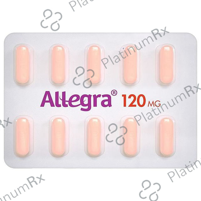 Allegra 120mg Tablet 10s