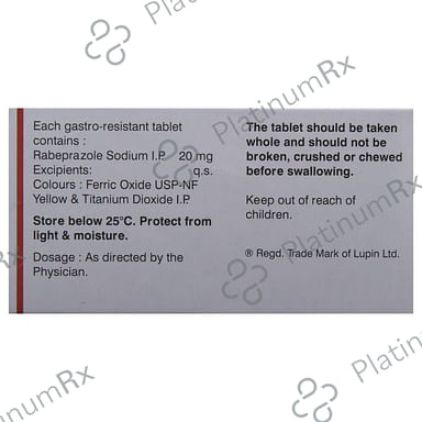 Rablet 20mg Tablet 15s