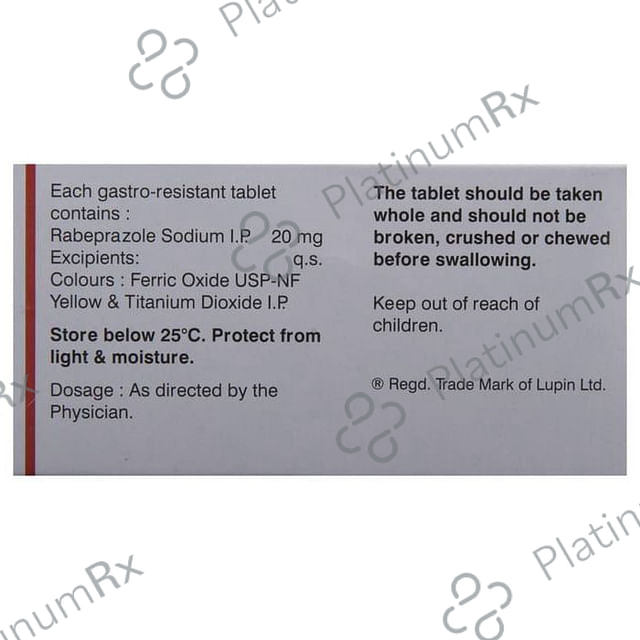 Rablet 20mg Tablet 15s