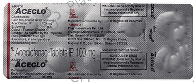 Aceclo 100mg Tablet 10s