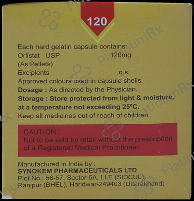 Obezita 120mg Capsule 10s