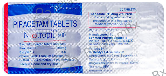 Nootropil 800mg Tablet 30s