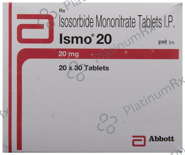 Ismo 20mg Tablet 30s