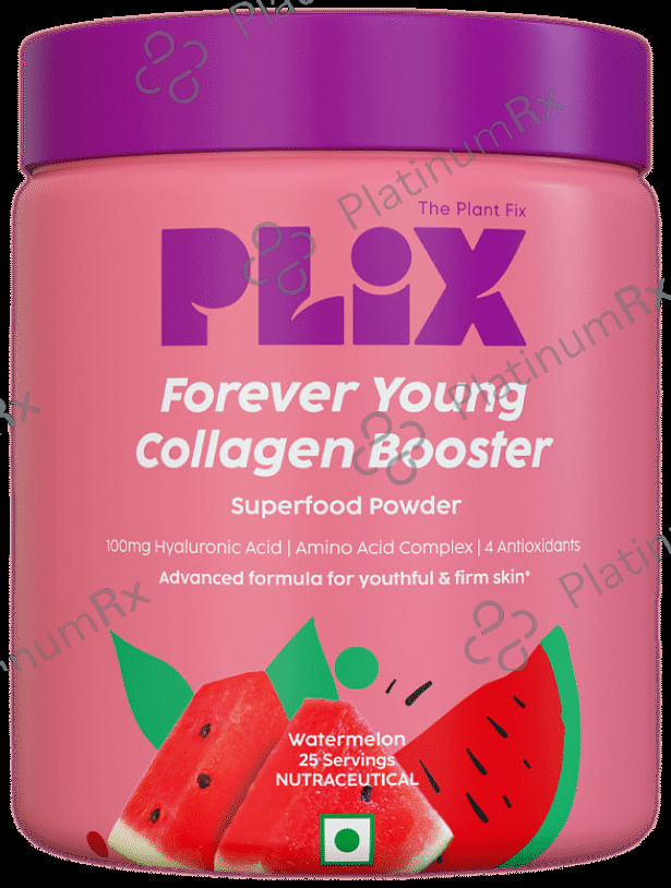 Plix Olena Collagen Builder - Powder with Hyaluronic Acid & Vitamin C for Healthy Skin (Each 200gm) Flavour Watermelon