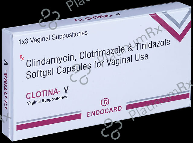 Clotina-V Vaginal Suppository 3 Vaginal Suppository