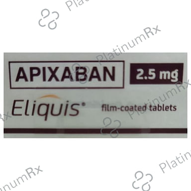 Eliquis 2.5mg Tablet 10s