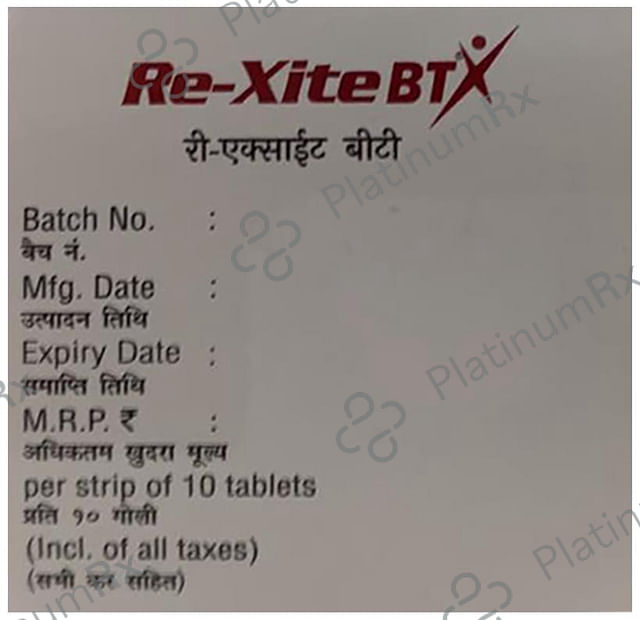 Re Xite BT 1500mcg Sublingual Tablet 10s