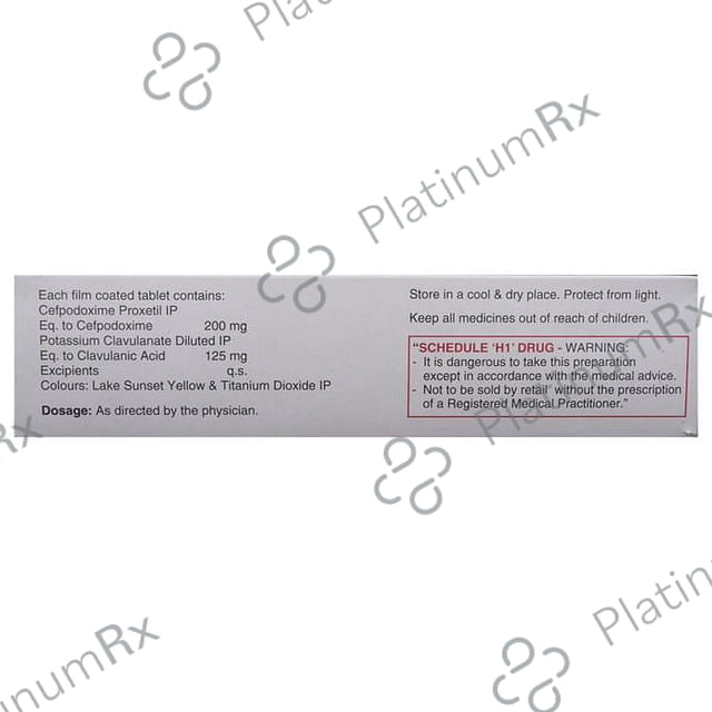 Kefpod CV 200/125mg Tablet 10s