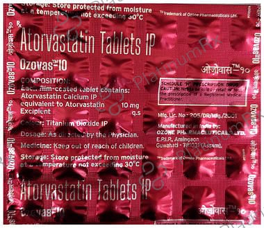 Ozovas 10mg Tablet 30s