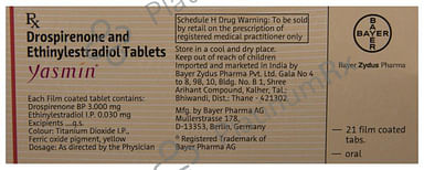 Yasmin 3/0.035mg Tablet 21s