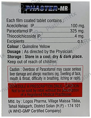 Phaster MR Tablet 10s